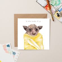 Load image into Gallery viewer, Baby Bat card - lil wabbit