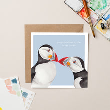 Load image into Gallery viewer, Happy Puffins Card - lil wabbit