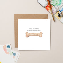 Load image into Gallery viewer, Dog Dad Father's Day card - lil wabbit