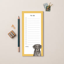 Load image into Gallery viewer, Black Labrador To Do List Pad