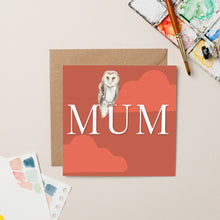 Load image into Gallery viewer, Owl Mum card
