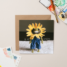 Load image into Gallery viewer, Ay Up Sunshine Heknitt x lil wabbit card