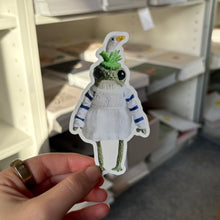 Load image into Gallery viewer, Silly Goose Frog Heknitt Sticker