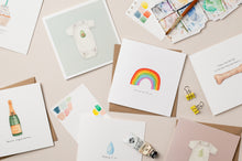 Load image into Gallery viewer, Champagne Congratulations card - lil wabbit