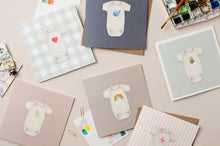 Load image into Gallery viewer, Avocado Baby Grow card - lil wabbit