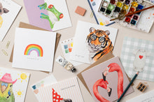 Load image into Gallery viewer, Go Get 'Em Tiger card - lil wabbit