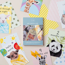 Load image into Gallery viewer, Hand-Me-Down Baby Milestone cards - lil wabbit
