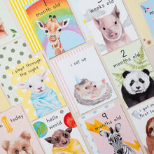 Load image into Gallery viewer, Hand-Me-Down Baby Milestone cards - lil wabbit