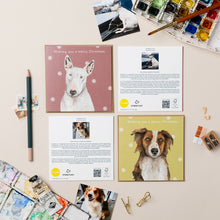 Load image into Gallery viewer, Daisy & Precious StreetVet 8 Christmas Card Pack - lil wabbit