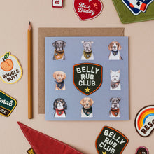 Load image into Gallery viewer, Belly Rub Club Iron-On Patch Scout's Honour card