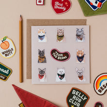 Load image into Gallery viewer, Team Toe Beans Iron-On Patch Scout's Honour card