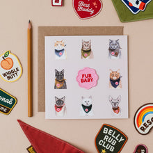 Load image into Gallery viewer, Fur Baby Iron-On Patch Scout's Honour card