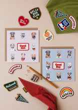 Load image into Gallery viewer, Good Boy Iron-On Patch Scout's Honour card