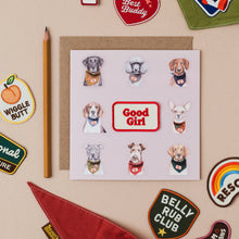 Load image into Gallery viewer, Good Girl Iron-On Patch Scout's Honour card