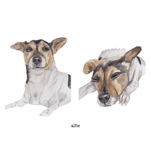 Load image into Gallery viewer, Watercolour Pet Portrait - lil wabbit