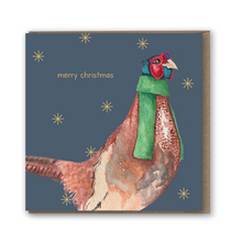 Load image into Gallery viewer, Gold Foil Bird 8 Card Christmas Bundle - lil wabbit