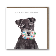 Load image into Gallery viewer, Schnauzer & Friends 4 Card Christmas Bundle - lil wabbit
