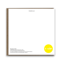 Load image into Gallery viewer, Giraffe in a Scarf card - lil wabbit