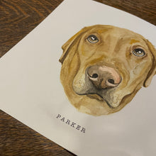 Load image into Gallery viewer, Watercolour Pet Portrait - lil wabbit