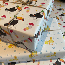 Load image into Gallery viewer, Party Toucan Wrapping Paper Sheet - lil wabbit