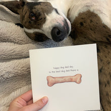 Load image into Gallery viewer, Dog Dad Father's Day card - lil wabbit