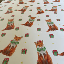 Load image into Gallery viewer, Fox Wrapping Paper Sheet - lil wabbit