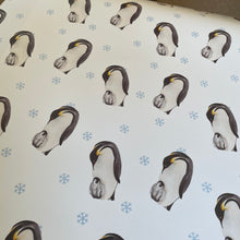 Load image into Gallery viewer, Penguin Wrapping Paper Sheet - lil wabbit