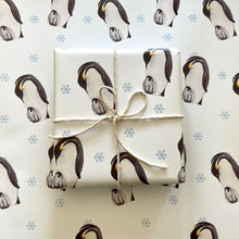 Load image into Gallery viewer, Penguin Wrapping Paper Sheet - lil wabbit