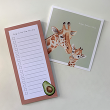 Load image into Gallery viewer, Mother's Day Card & List Pad set - lil wabbit