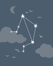 Load image into Gallery viewer, Libra Zodiac Print - lil wabbit