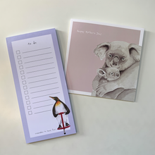 Load image into Gallery viewer, Mother&#39;s Day Card &amp; List Pad set - lil wabbit
