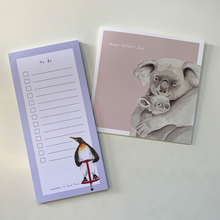 Load image into Gallery viewer, Mother's Day Card & List Pad set - lil wabbit
