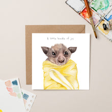 Load image into Gallery viewer, Baby Bat card - lil wabbit
