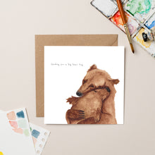 Load image into Gallery viewer, Bear Hug card - Lil wabbit
