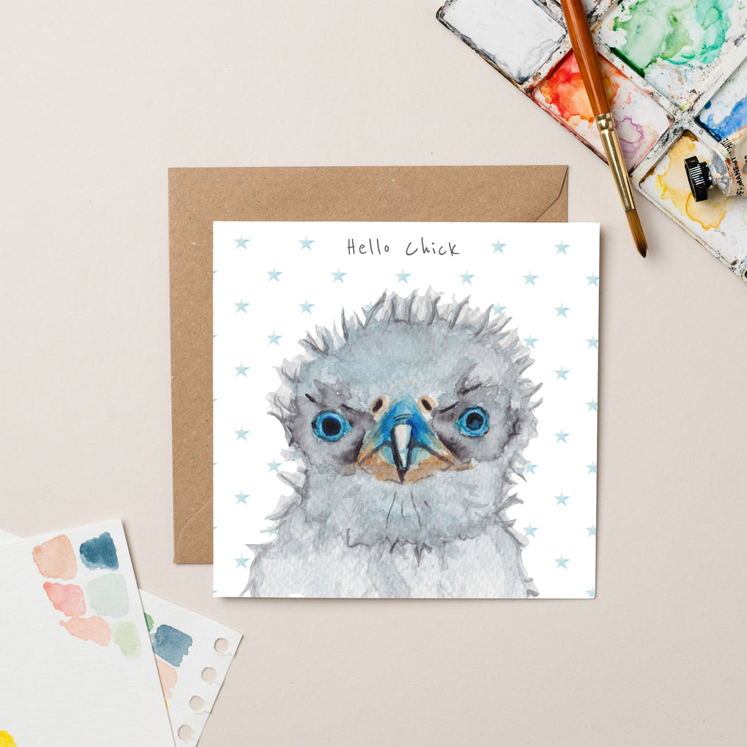 Baby Eagle card - lil wabbit