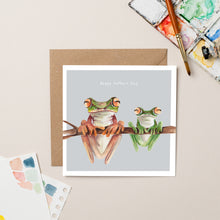 Load image into Gallery viewer, Father&#39;s Day Frog card - lil wabbit

