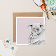 Load image into Gallery viewer, Mother&#39;s Day Koala card - lil wabbit
