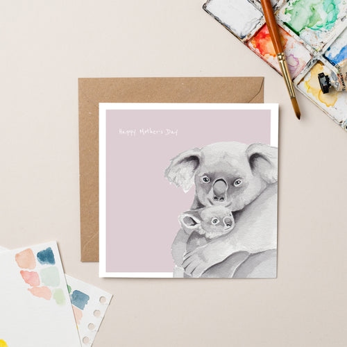 Mother's Day Koala card - lil wabbit