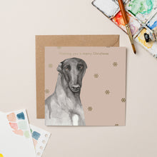Load image into Gallery viewer, StreetVet Freddie Christmas card with Gold Foil - lil wabbit

