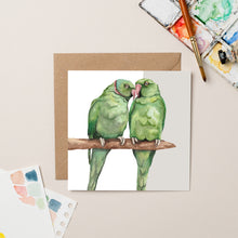Load image into Gallery viewer, Love Card | Budgies Greeting Card - Lil wabbit
