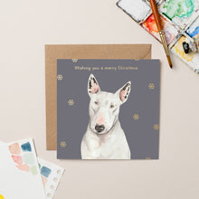 Load image into Gallery viewer, StreetVet Daisy Christmas card with Gold Foil - lil wabbit

