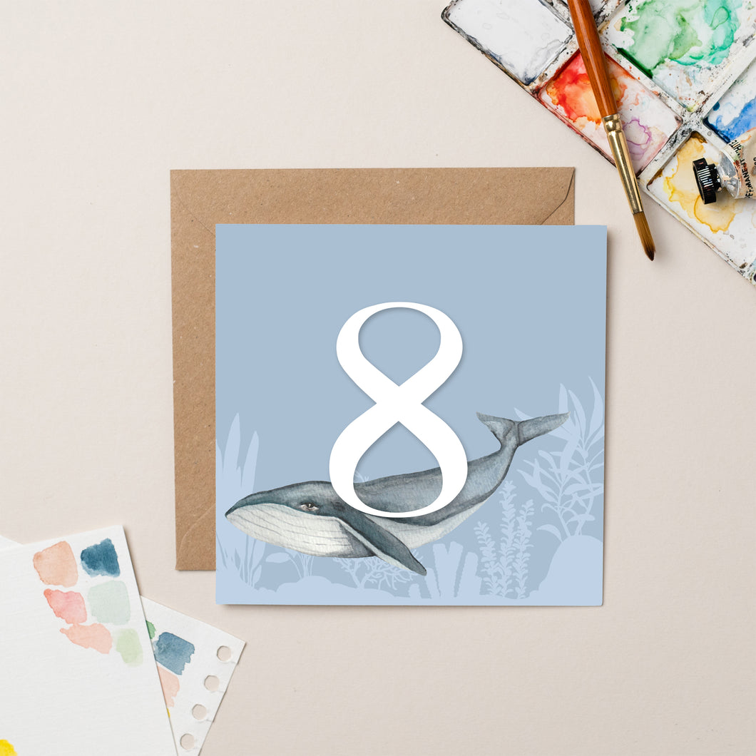 Whale Eight card