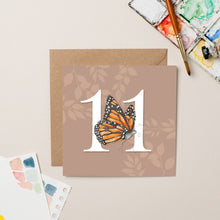 Load image into Gallery viewer, Butterfly Eleven card

