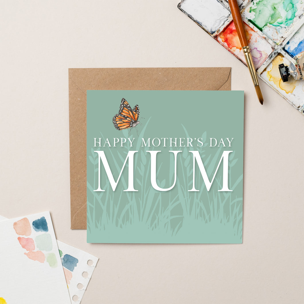Butterfly Happy Mother's Day card