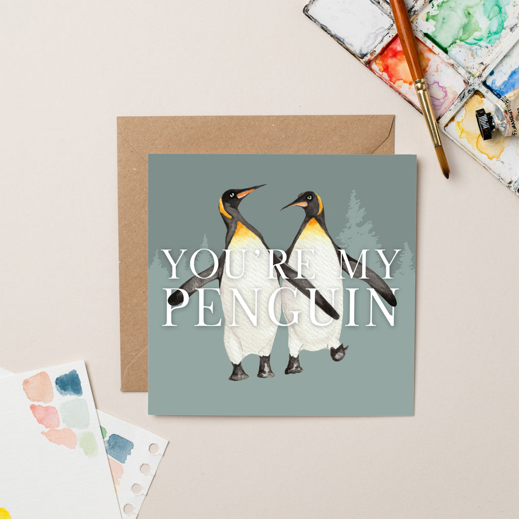 You're My Penguin Valentine's Day card