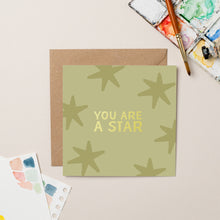 Load image into Gallery viewer, You Are A Star card with Gold Foil
