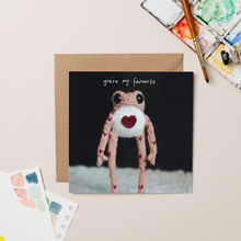 Load image into Gallery viewer, You're My Favourite Heknitt x lil wabbit card
