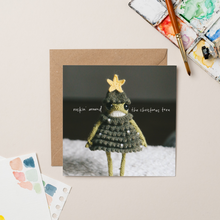 Load image into Gallery viewer, Rockin' Around The Tree Heknitt x lil wabbit card
