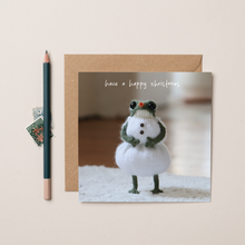 Load image into Gallery viewer, Happy Christmas Heknitt x lil wabbit card
