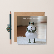 Happy Christmas Heknitt x lil wabbit card